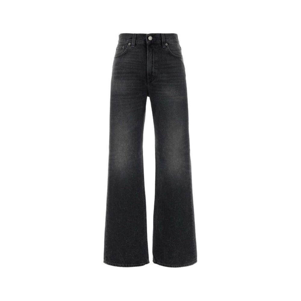 Haikure Women Black Denim Korea Jeans